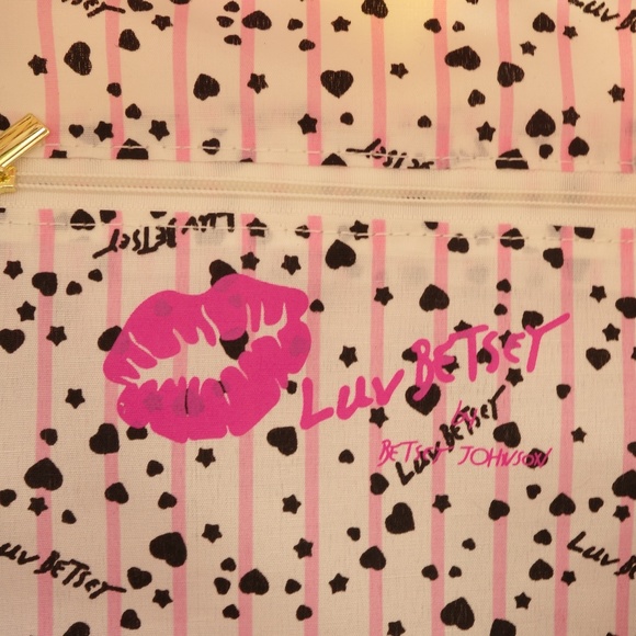 Betsey Johnson Multicolor Cat Print Travel Bag - Picture 6 of 8